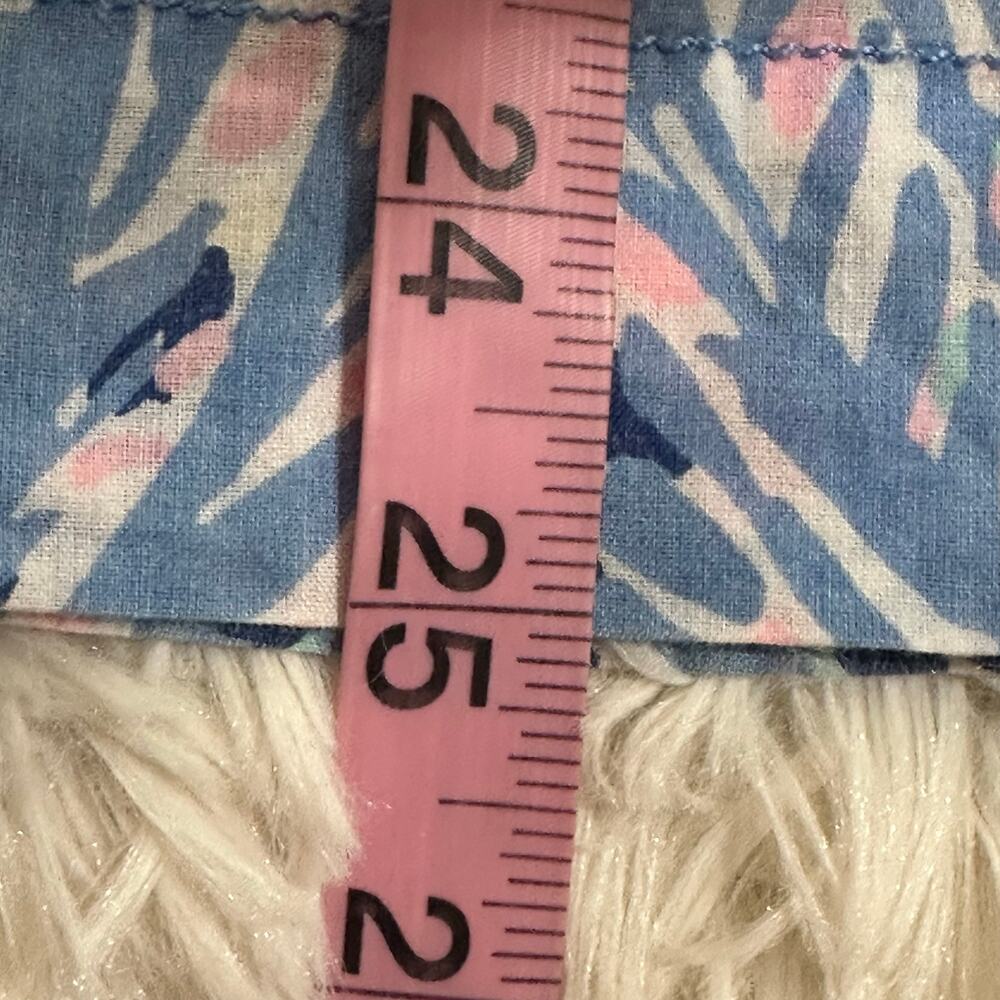 Lilly Pulitzer "Amelia Island" 100% Cotton Tunic Blouse Multi Colored Shirt Sz S - Picture 8 of 9